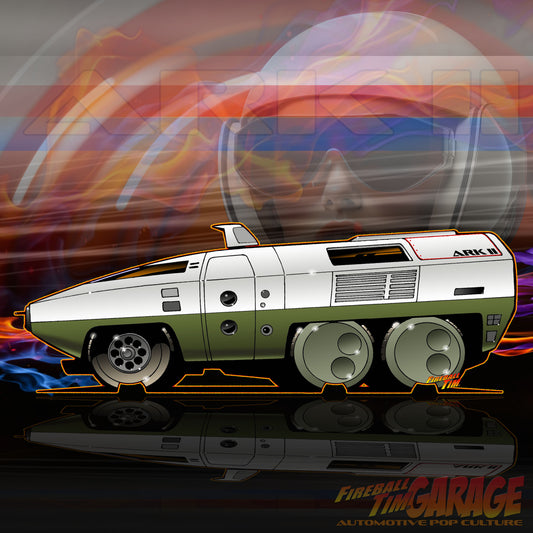 Ark 2 Automotive Pop Culture Car Art by Fireball Tim Garage