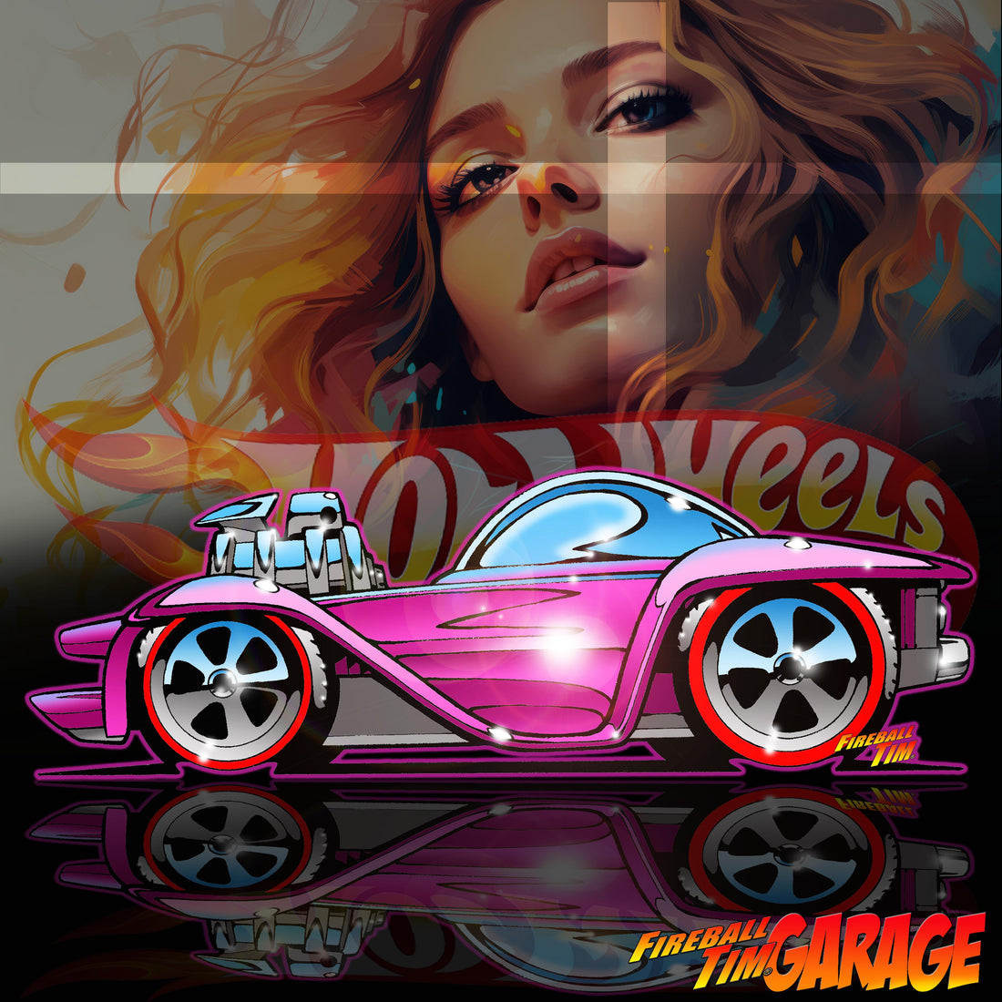 Beatnik Bandit Automotive Pop Culture Concept Art by Fireball Tim Garage