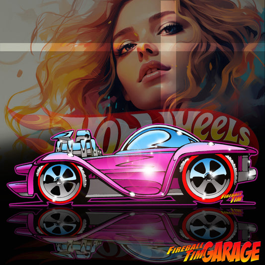 Beatnik Bandit Automotive Pop Culture Concept Art by Fireball Tim Garage