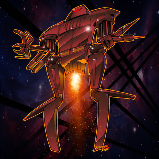The Black Hole Automotive Pop Culture Art by Fireball Tim Garage