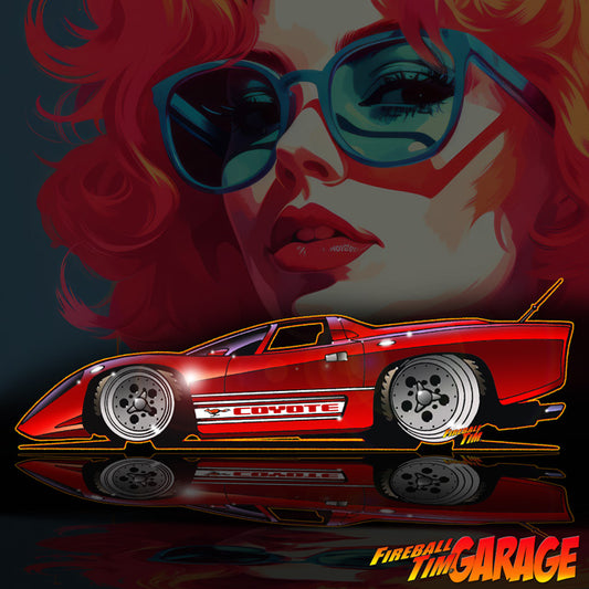 Hardcastle and McCormick Concept Art by Fireball Tim Garage
