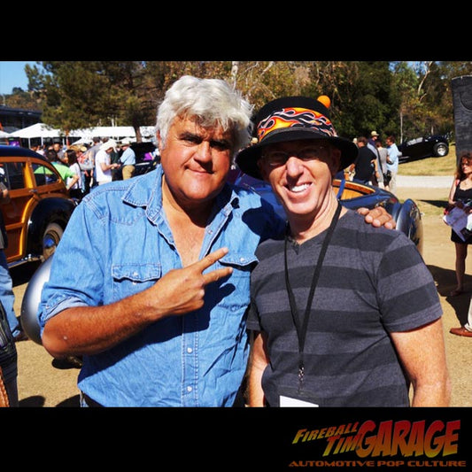 Jay Leno Automotive Pop Culture Art by Fireball Tim Garage