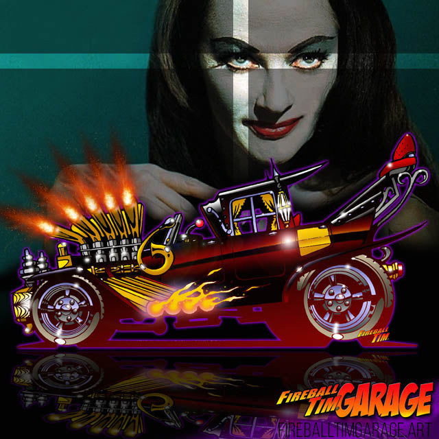 The Munster Koach Concept Art by Fireball Tim Garage