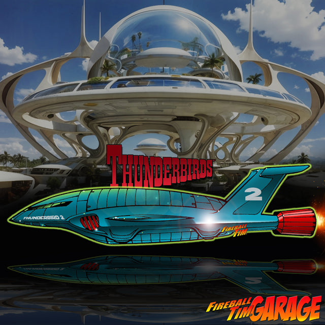 Thunderbirds Spaceship Concept Art by Fireball Tim Garage