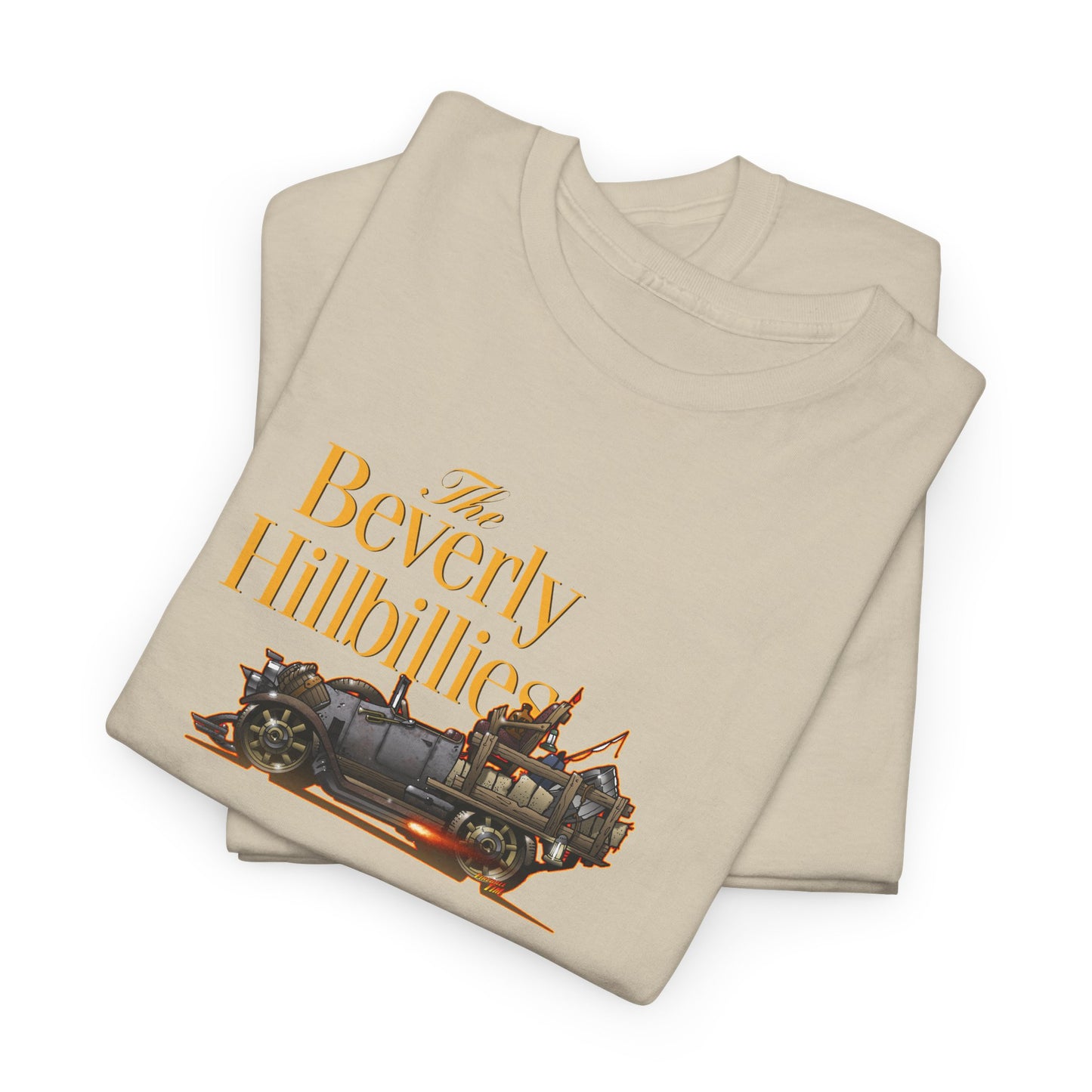 THE BEVERLY HILLBILLIES TV Show Jalopy Car Unisex Heavy Cotton Tee 12 Colors