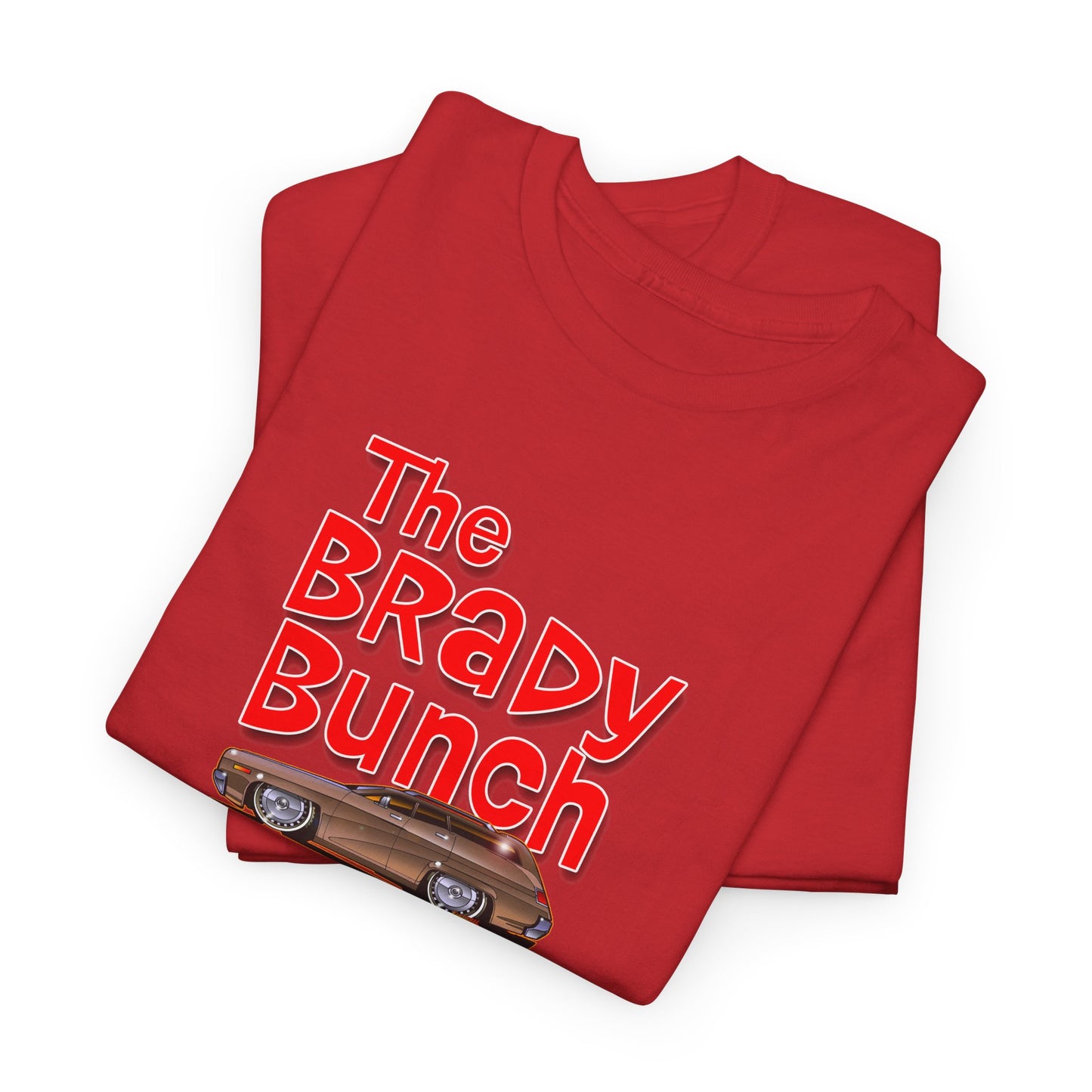 Vintage THE BRADY BUNCH TV Show Plymouth Satelite Wagon Tee