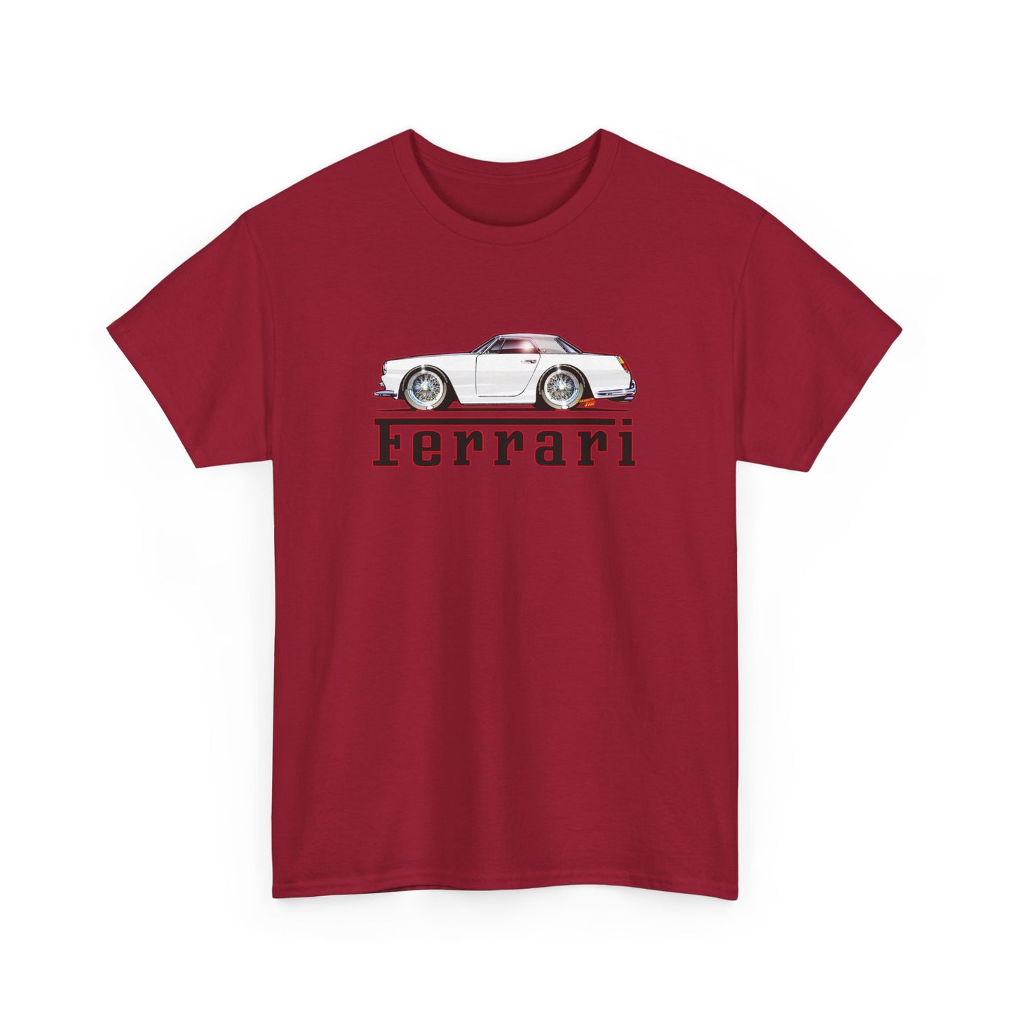 FERRARI 250GT 1959 Classic Car Concept Art Heavy Cotton Tee 10 Colors