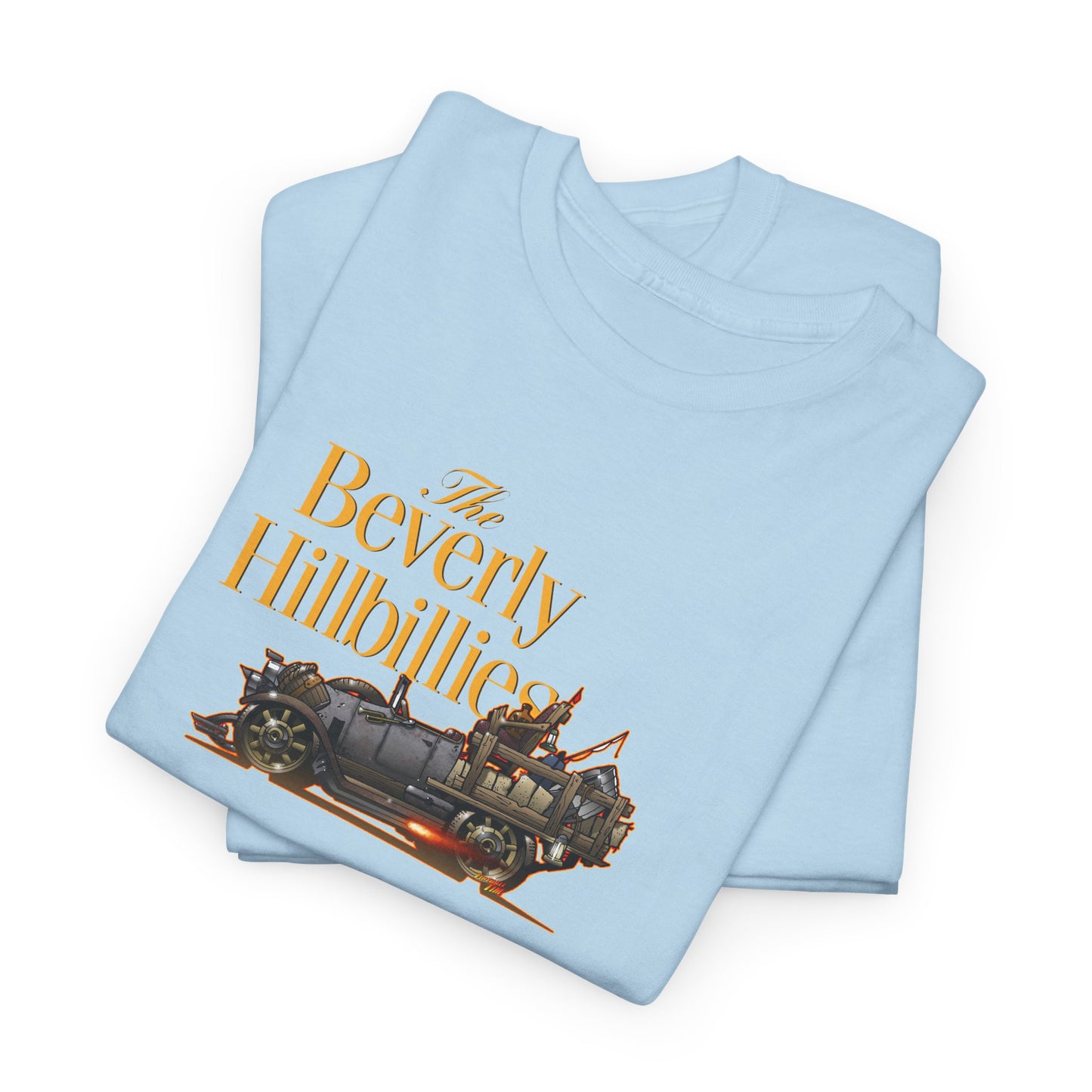 THE BEVERLY HILLBILLIES TV Show Jalopy Car Unisex Heavy Cotton Tee 12 Colors