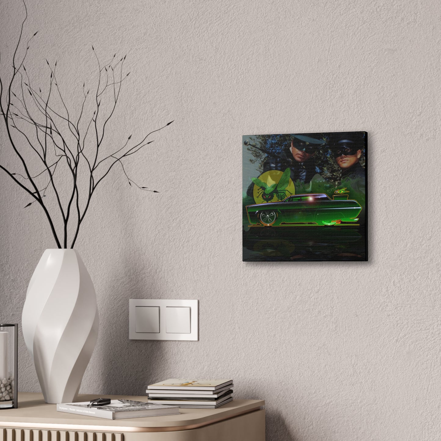 GREEN HORNET BLACK BEAUTY Movie TV Car Canvas Art Print 2 Sizes