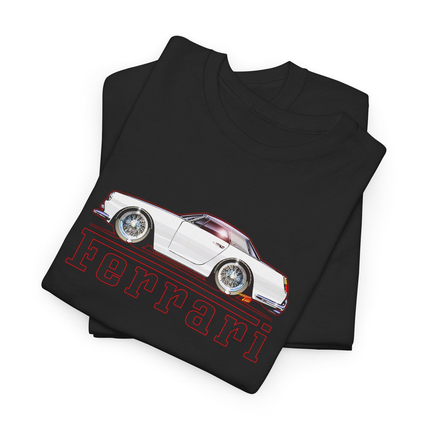 FERRARI 250GT 1959 Classic Car Concept Art Heavy Cotton Tee 10 Colors