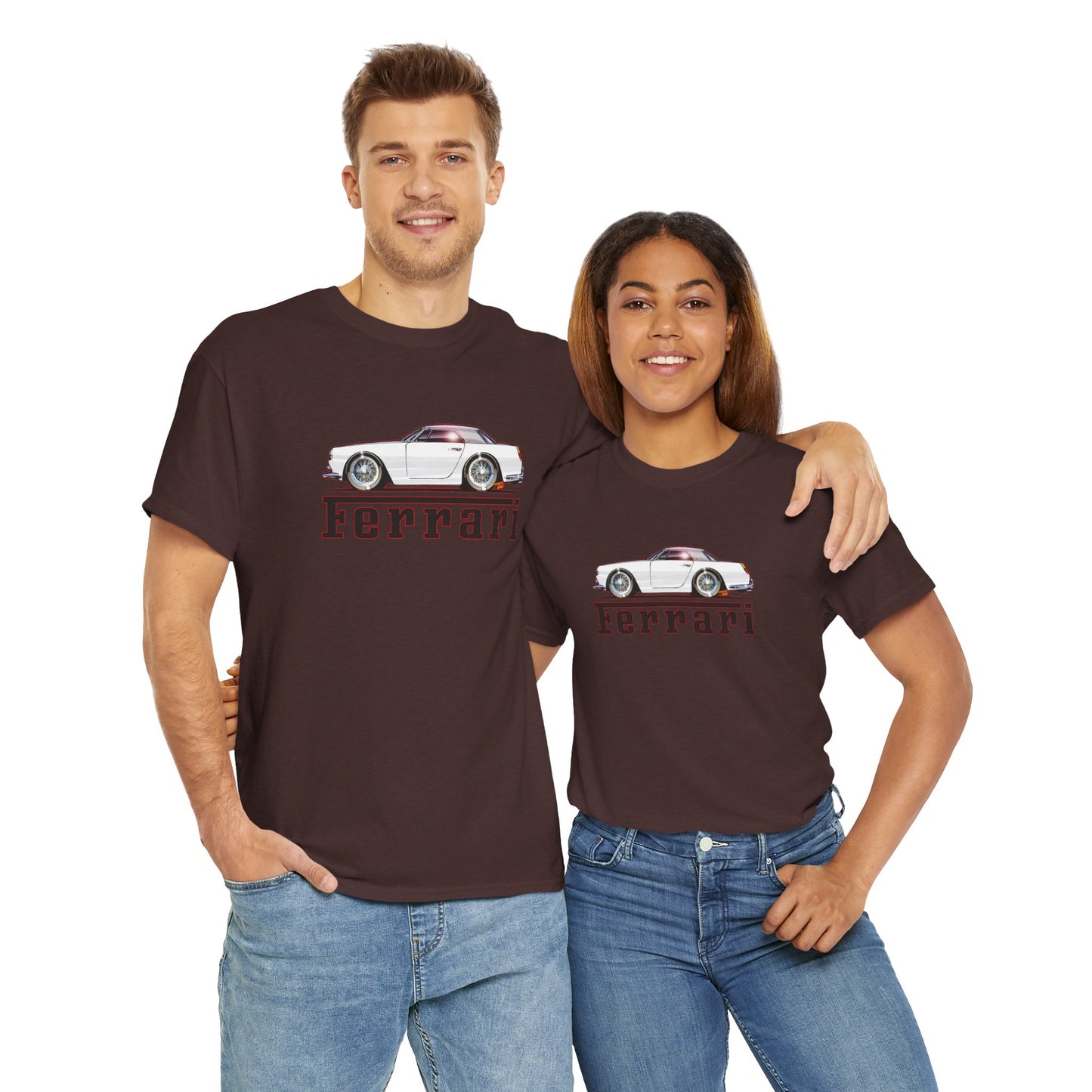 FERRARI 250GT 1959 Classic Car Concept Art Heavy Cotton Tee 10 Colors