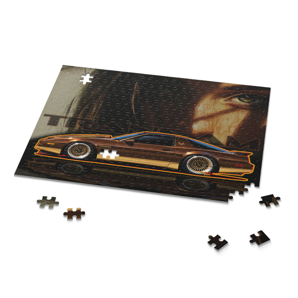 PONTIAC TRANS AM 1984 Collectible Fireball Art Jigsaw Puzzle — (120/252/500‑Piece)