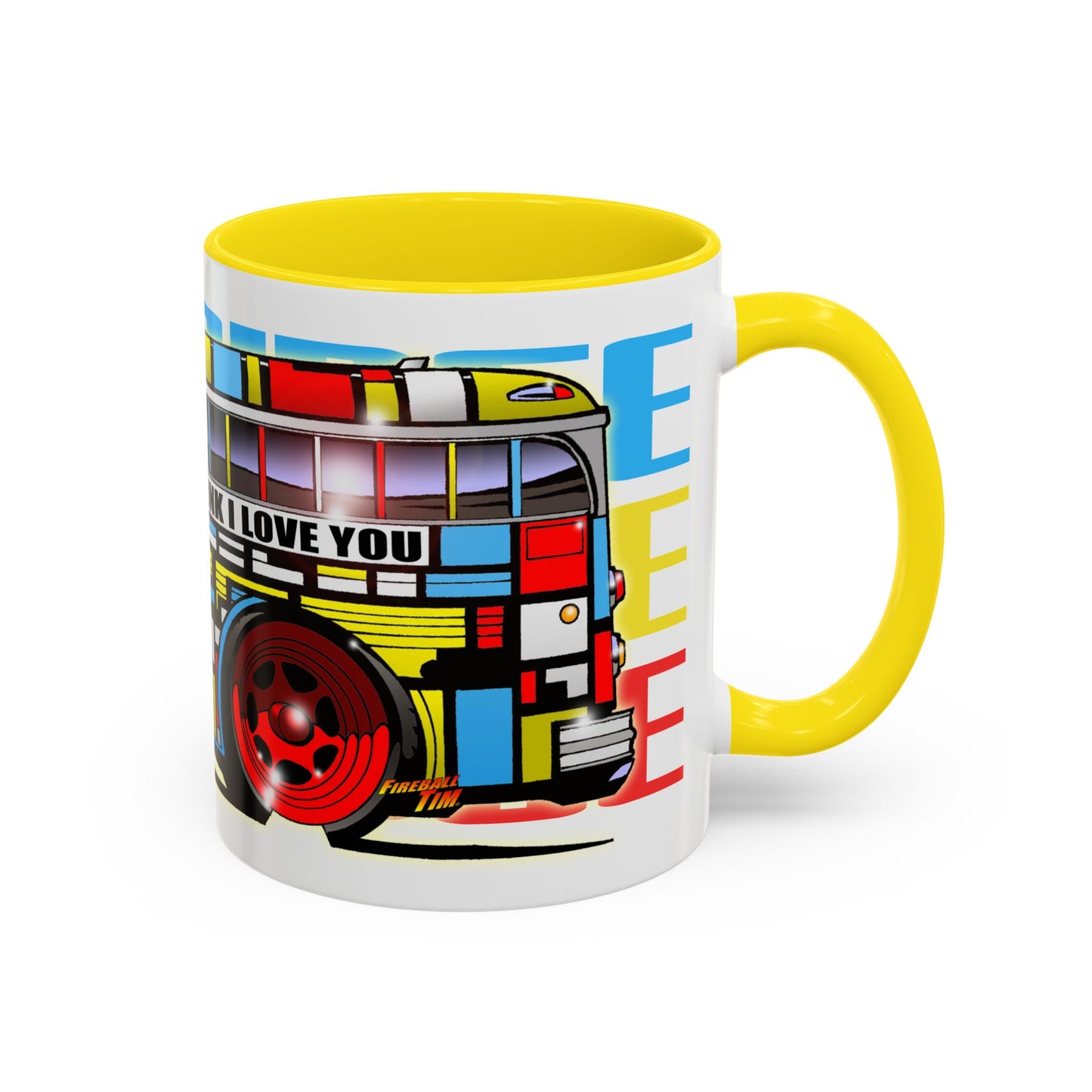 PARTRIDGE FAMILY BUS Collectible Coffee Mug - 2 Sizes 3 Colors