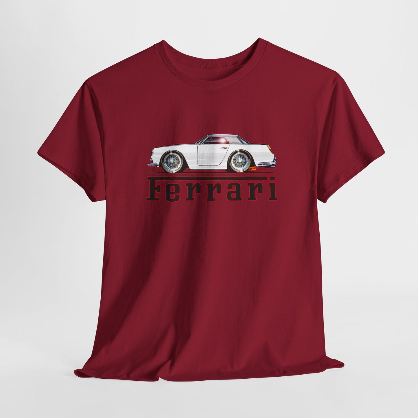 FERRARI 250GT 1959 Classic Car Concept Art Heavy Cotton Tee 10 Colors
