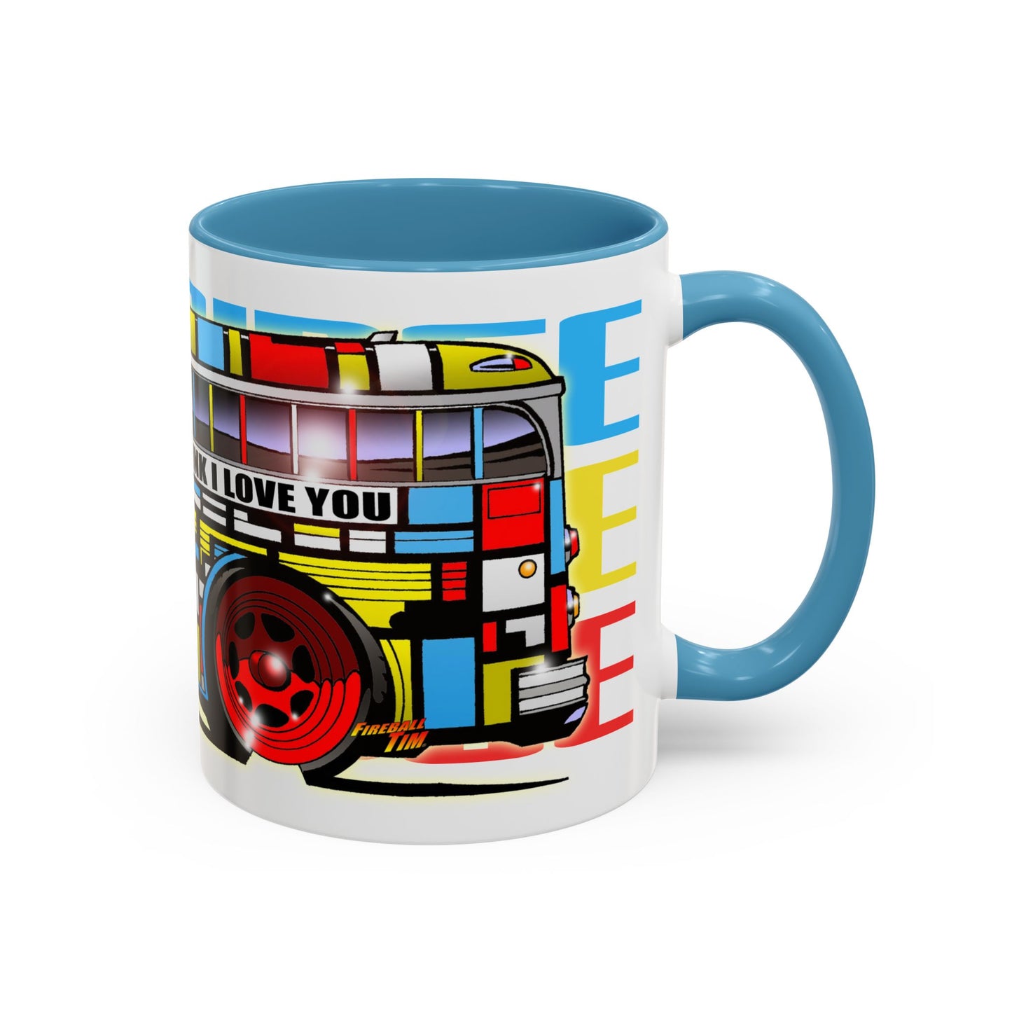 PARTRIDGE FAMILY BUS Collectible Coffee Mug - 2 Sizes 3 Colors