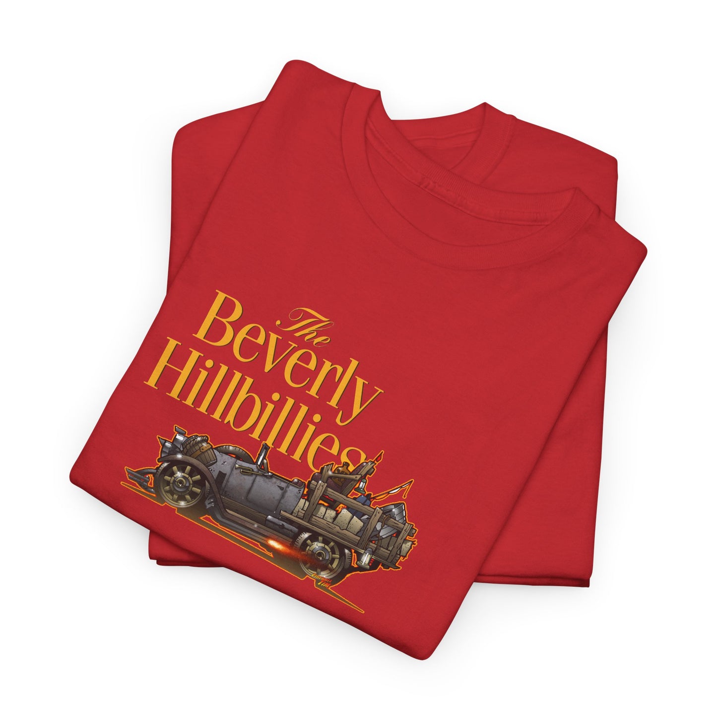 THE BEVERLY HILLBILLIES TV Show Jalopy Car Unisex Heavy Cotton Tee 12 Colors