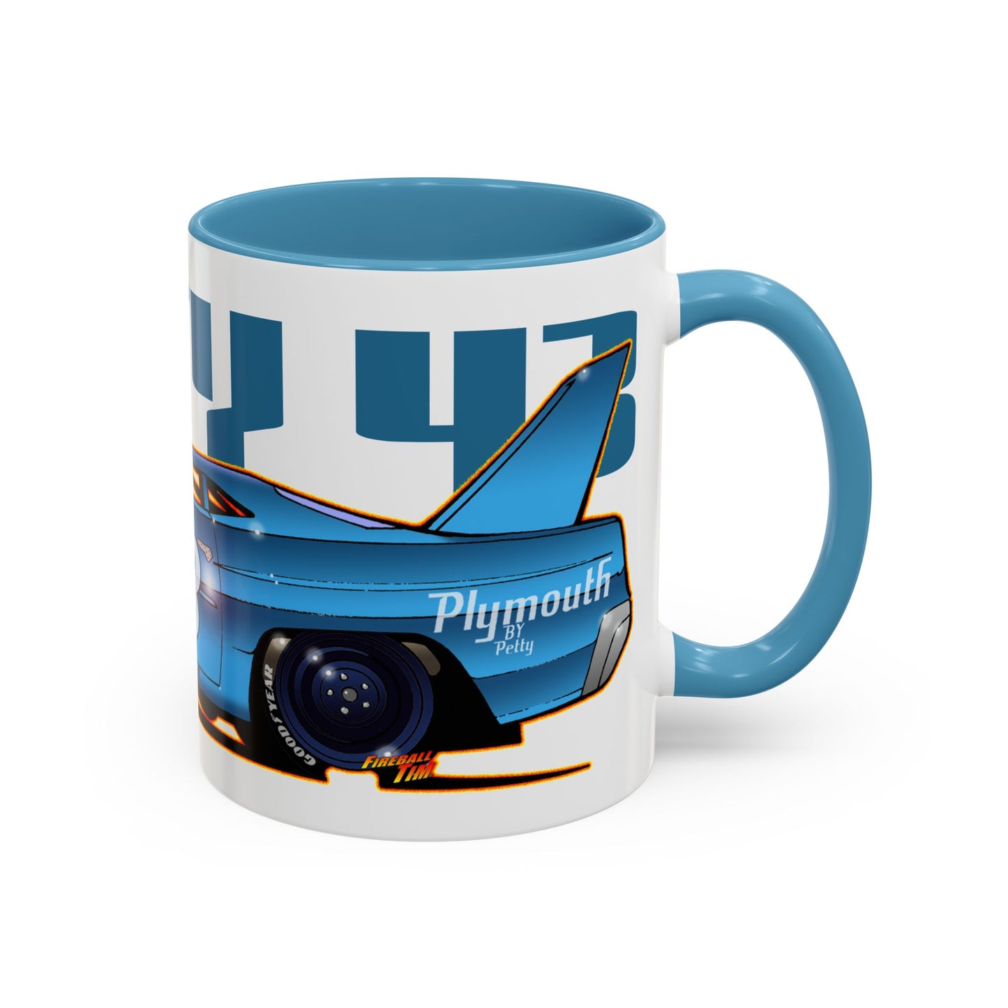 NASCAR Richard Petty 43 Plymouth Collectible Coffee Mug - 2 Sizes