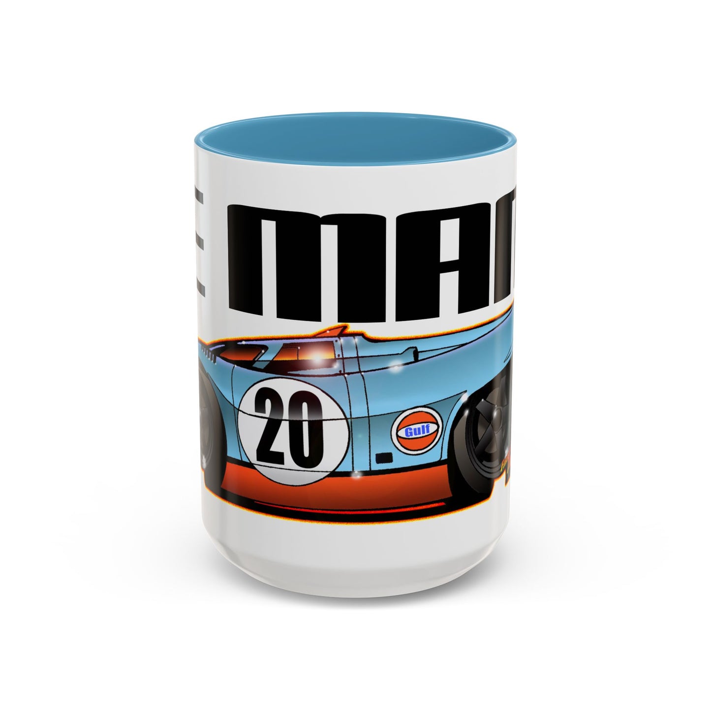 LE MANS Steve McQueen Porsche 917K Collectible Fireball Art Coffee Mug - 2 Sizes