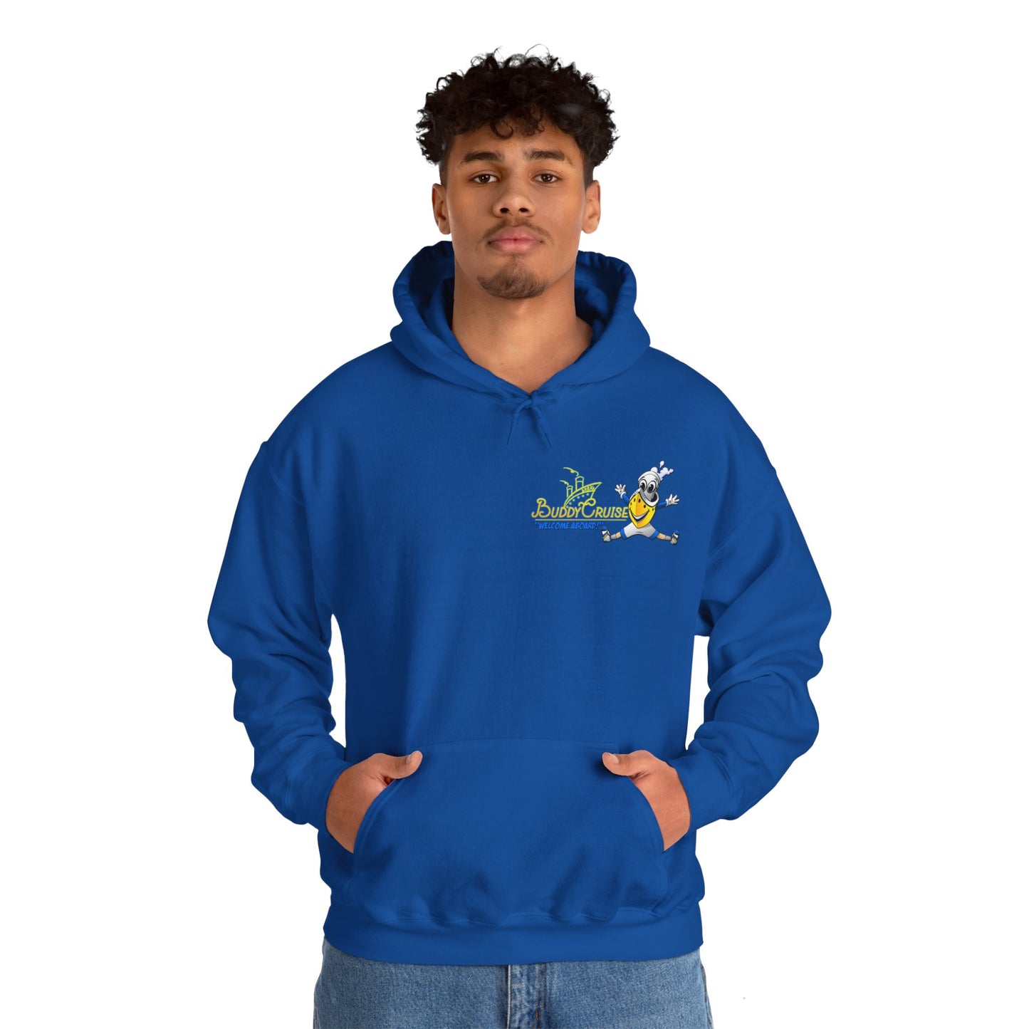 BUDDY CRUISE Unisex Heavy Blend Hooded Sweatshirt in 9 Colors