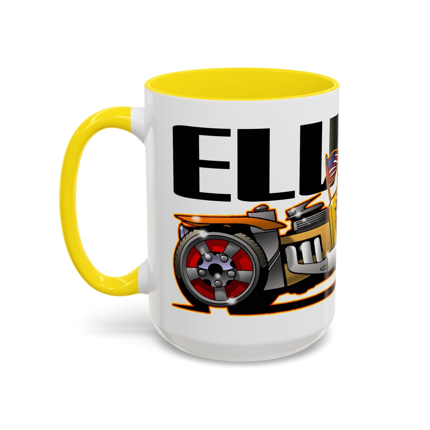 MONGREL T HOT ROD Elvis Easy Come Easy Go Fireball Collectible Coffee Mug - 2 Sizes