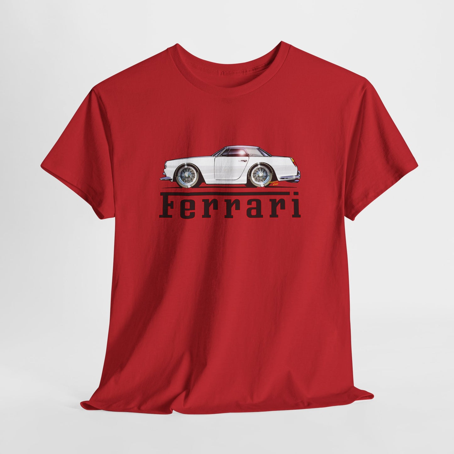 FERRARI 250GT 1959 Classic Car Concept Art Heavy Cotton Tee 10 Colors
