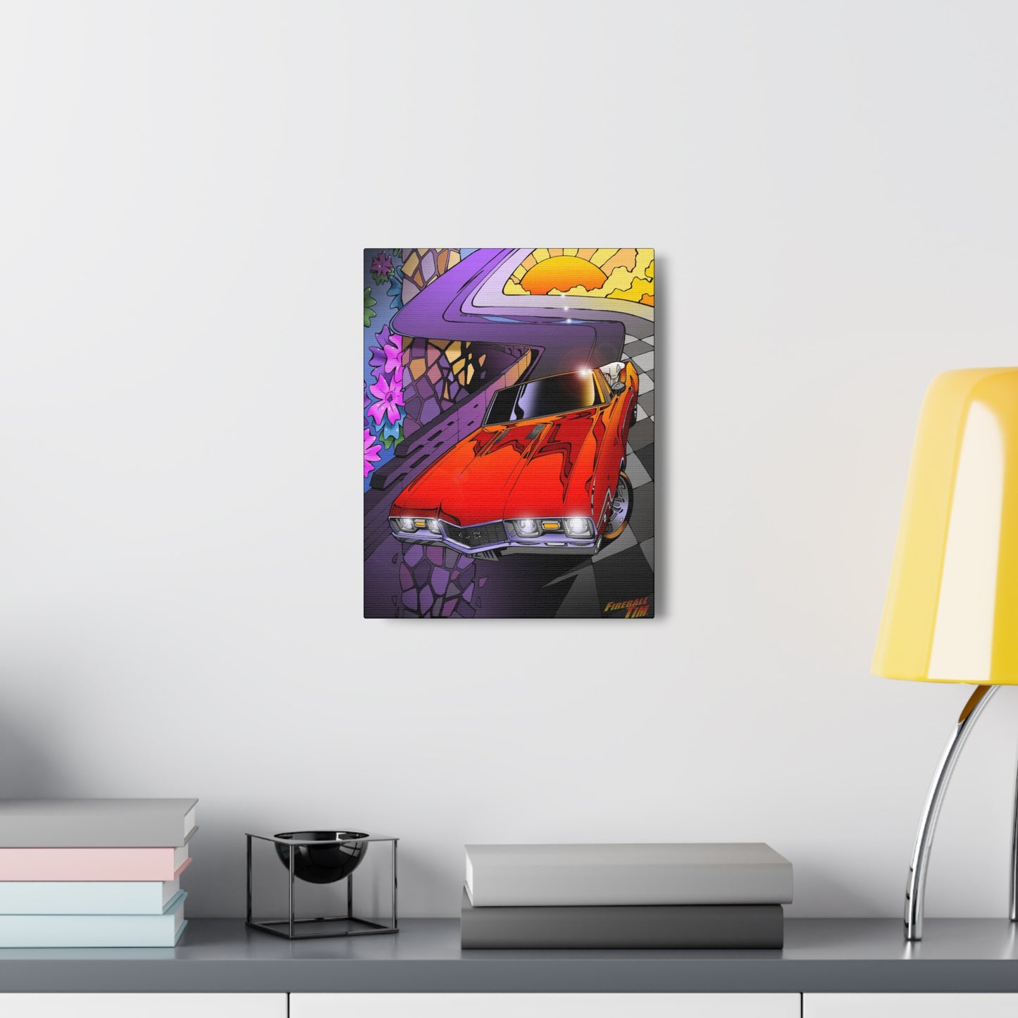 OLDSMOBILE 442 1968 Canvas Gallery Art Print 11x14