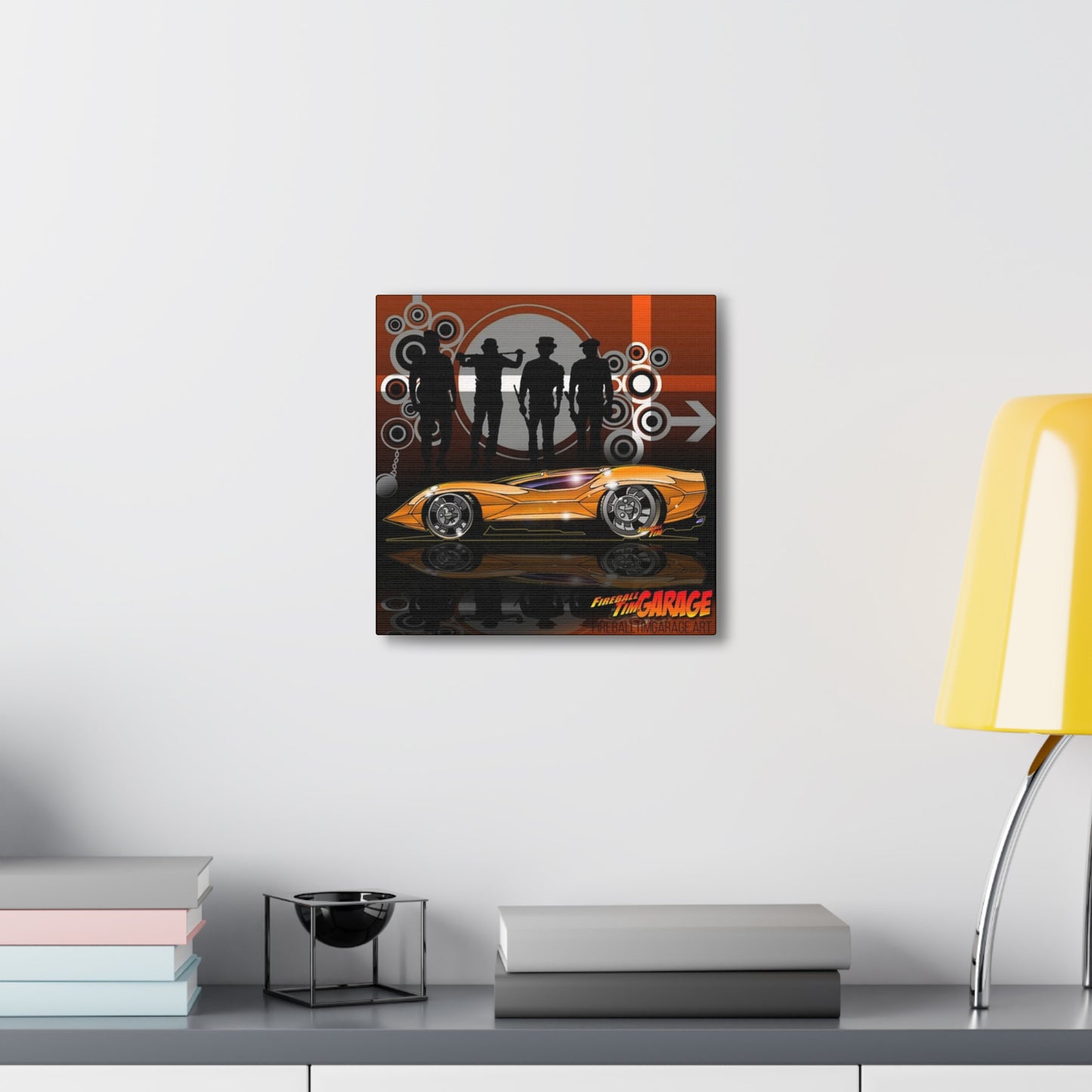 A CLOCKWORK ORANGE Movie Car Art Canvas Gallery (Ver2) Art Print 12x12