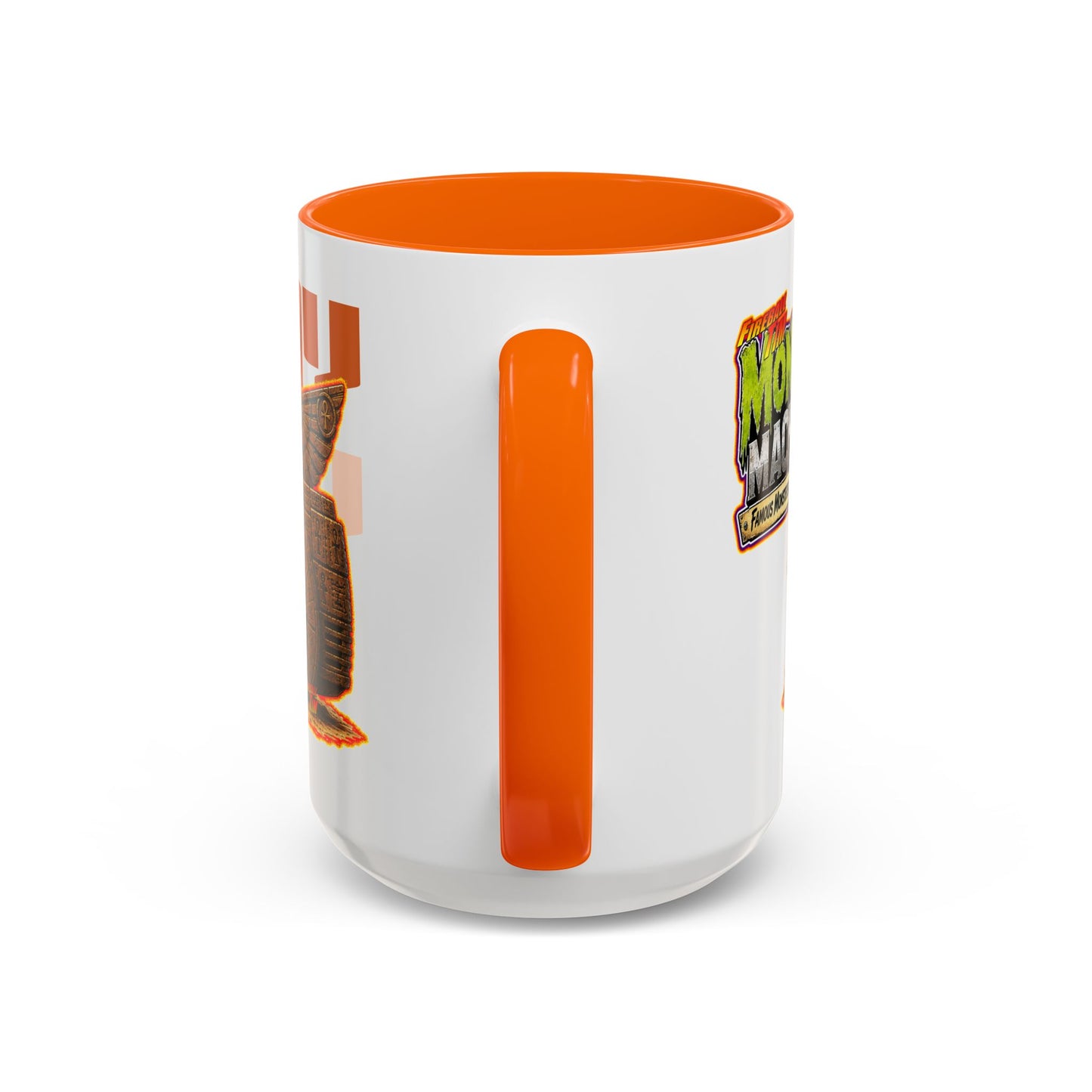 MONSTER MACHINES The Mummy Halloween Collectible Fireball Art Coffee Mug - 2 Sizes