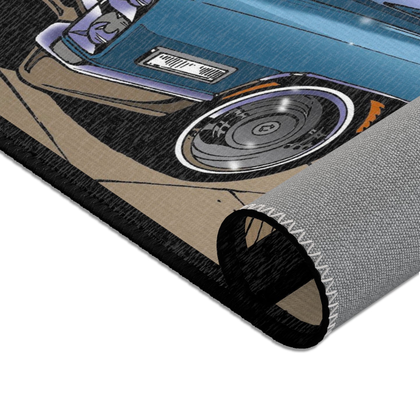 CADILLAC 1968 & VINTAGE Airstream Area Rug 24x36