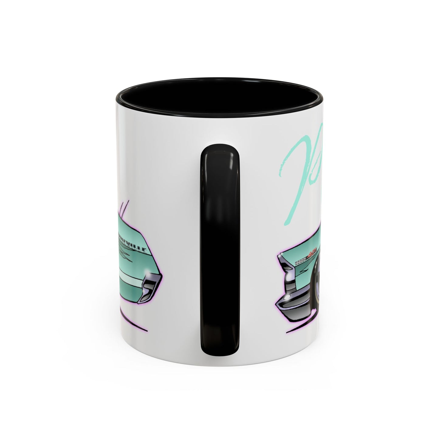 PONTIAC BONNEVILLE Classic Car Collectible Fireball Art Mug - 2 Sizes