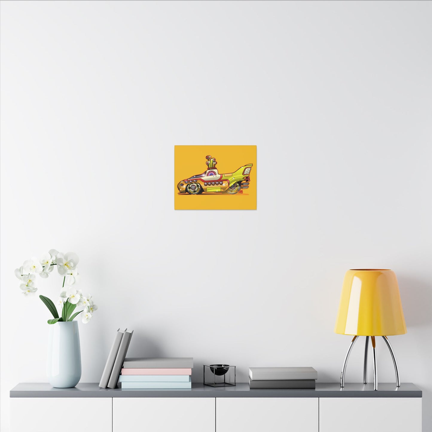 BEATLES YELLOW SUBMARINE Canvas Print Art - 11x14