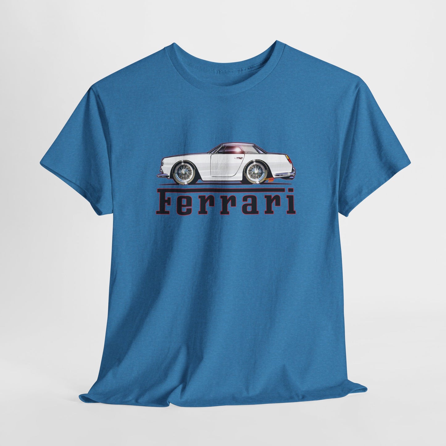 FERRARI 250GT 1959 Classic Car Concept Art Heavy Cotton Tee 10 Colors