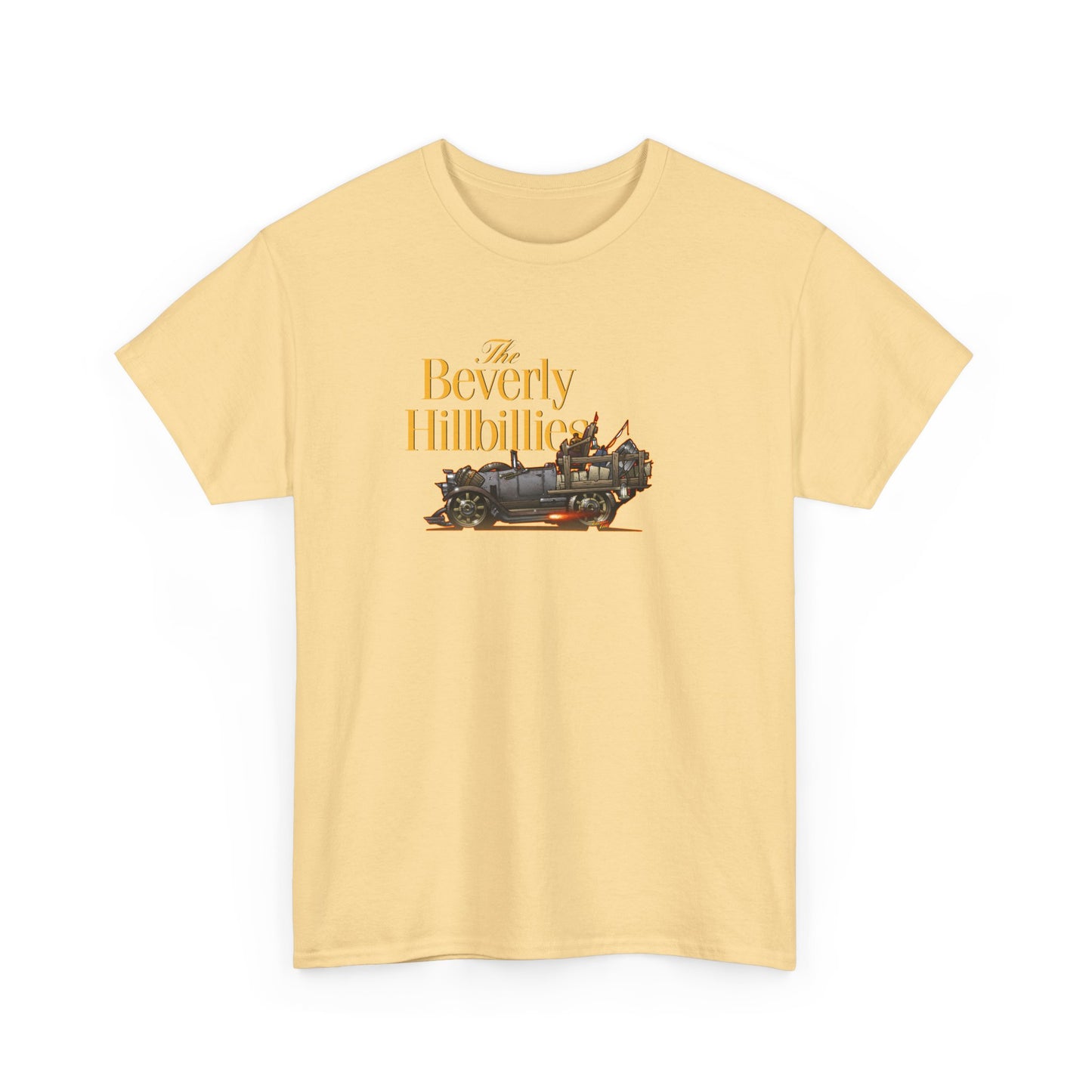 THE BEVERLY HILLBILLIES TV Show Jalopy Car Unisex Heavy Cotton Tee 12 Colors
