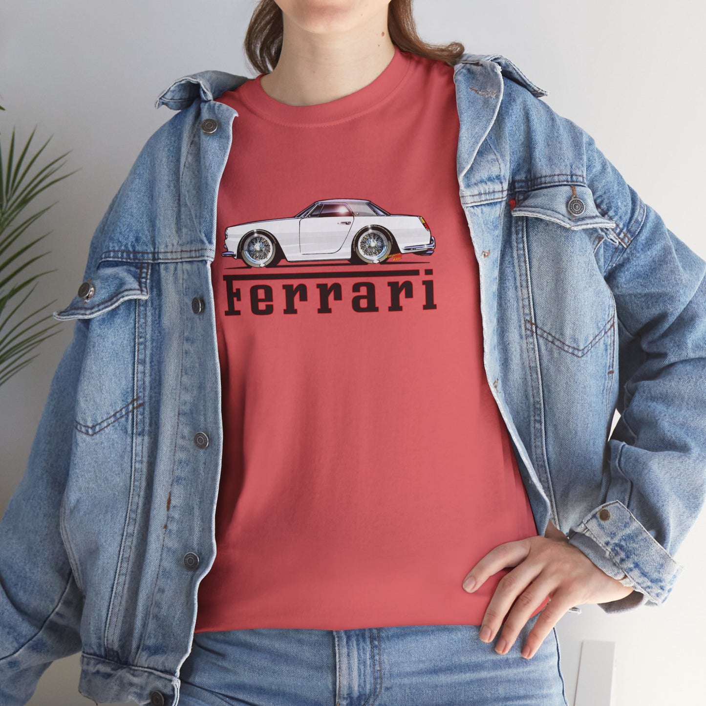 FERRARI 250GT 1959 Classic Car Concept Art Heavy Cotton Tee 10 Colors
