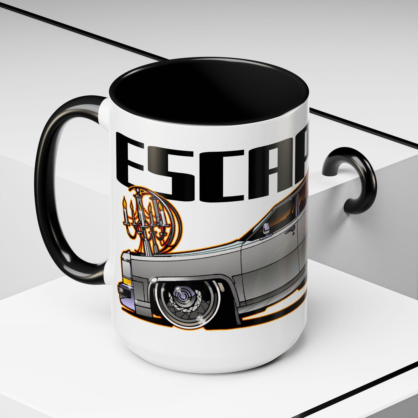 ESCAPE FROM NEW YORK Duke Cadillac Collectible Art Coffee Mug - 2 Sizes