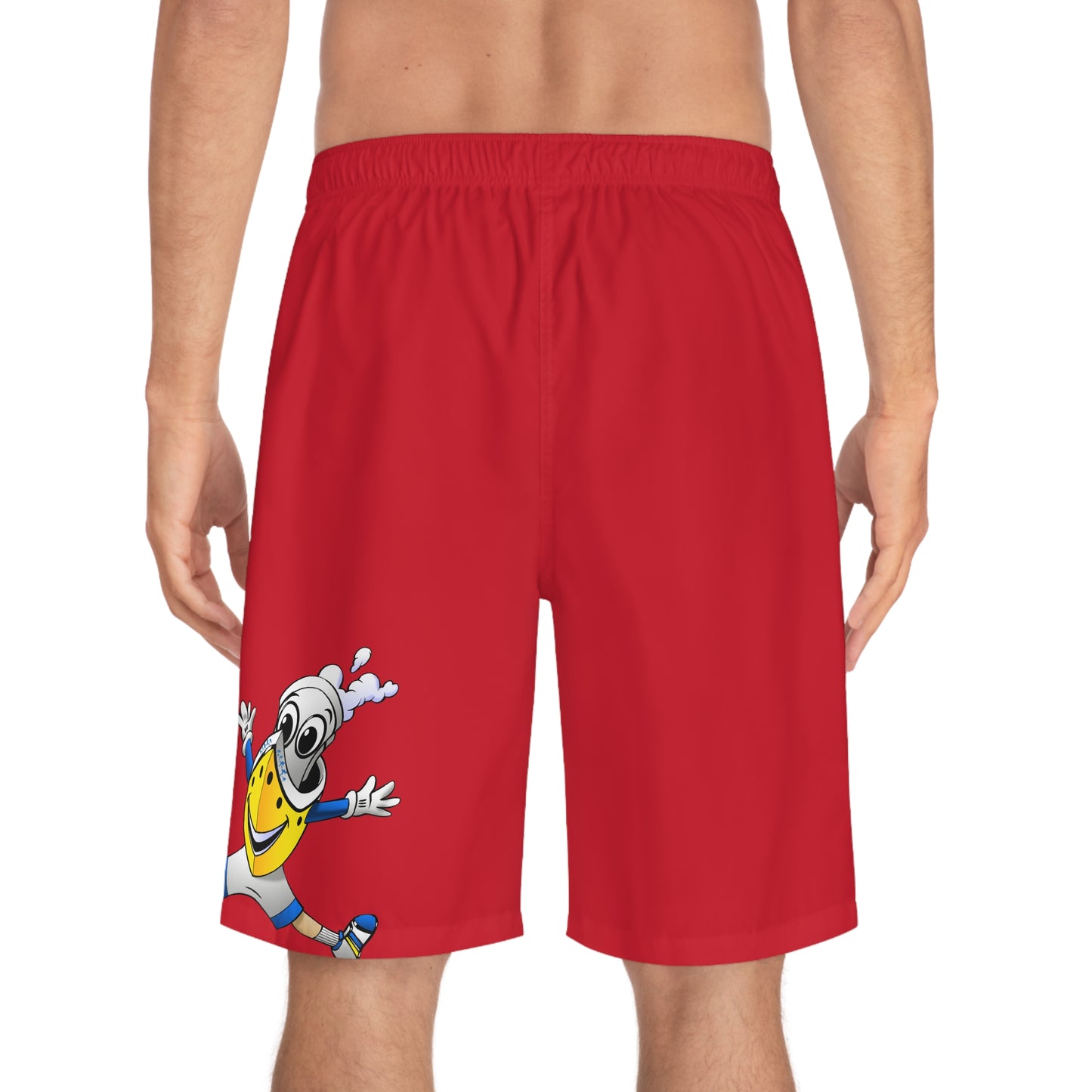 Crazy BUDDY CRUISE Men's DARK RED Board Shorts