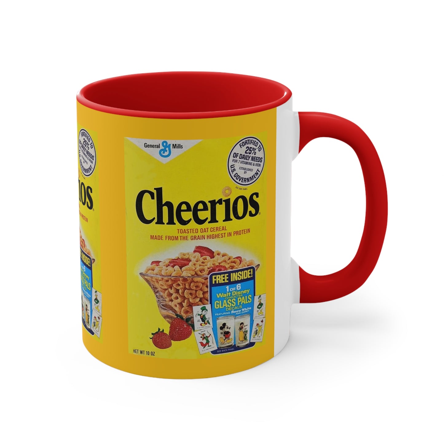 CHEERIOS Vintage Breakfast Cereal Mug 11oz-Mug-Fireball Tim Garage