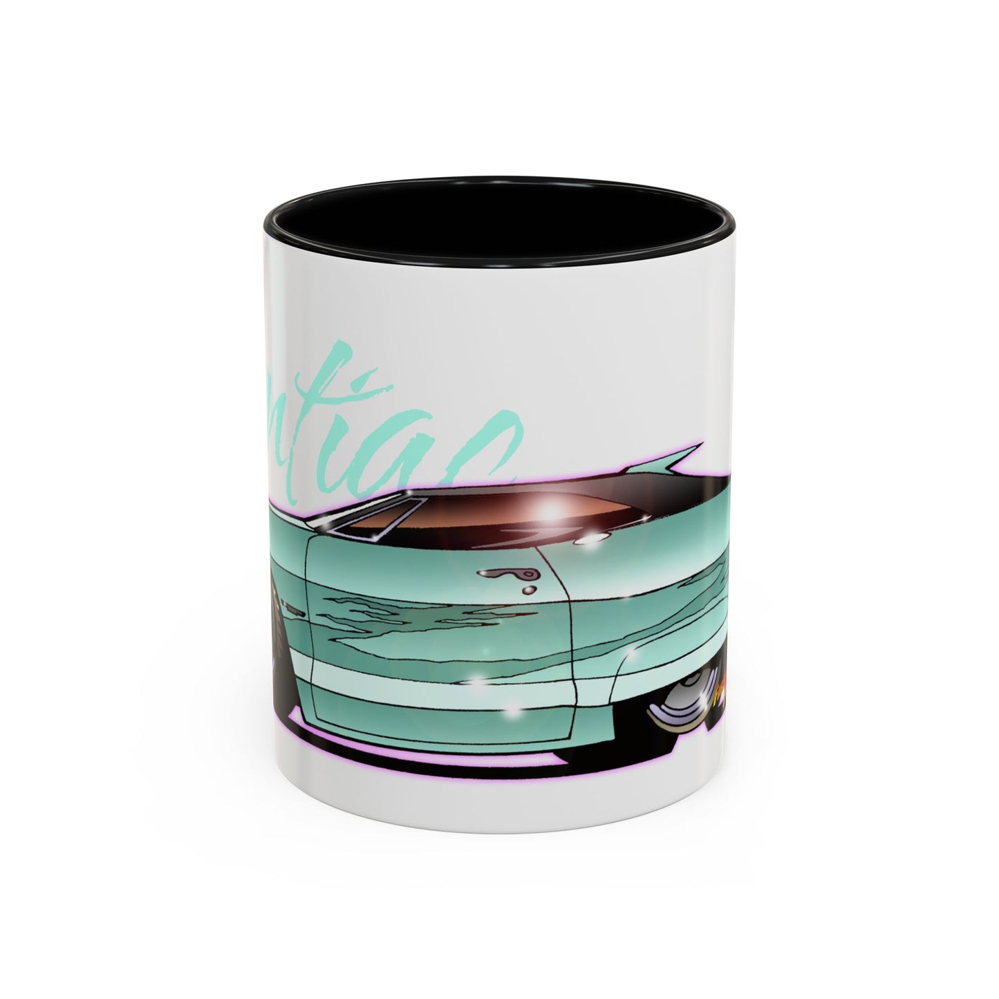 PONTIAC BONNEVILLE Classic Car Collectible Fireball Art Mug - 2 Sizes