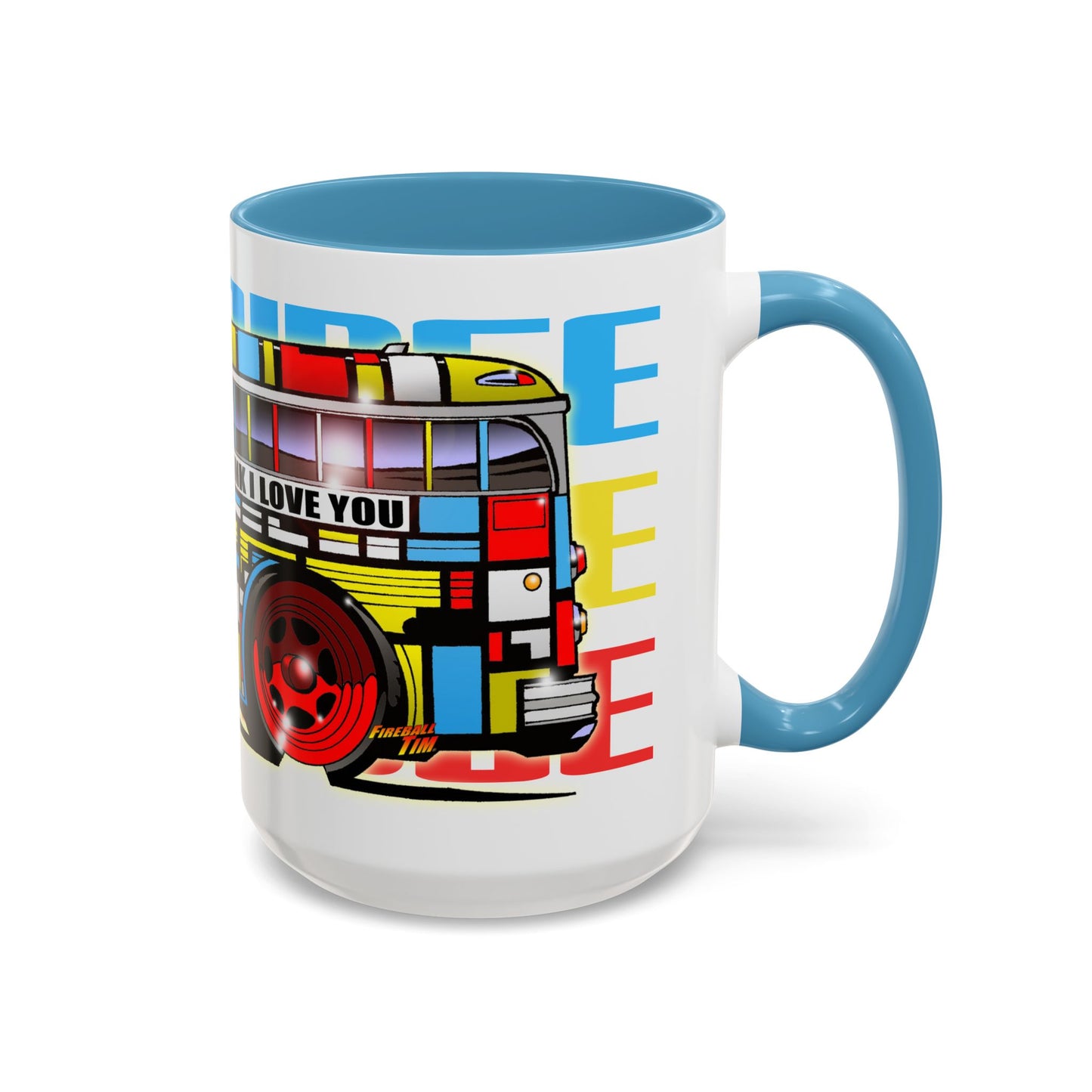 PARTRIDGE FAMILY BUS Collectible Coffee Mug - 2 Sizes 3 Colors