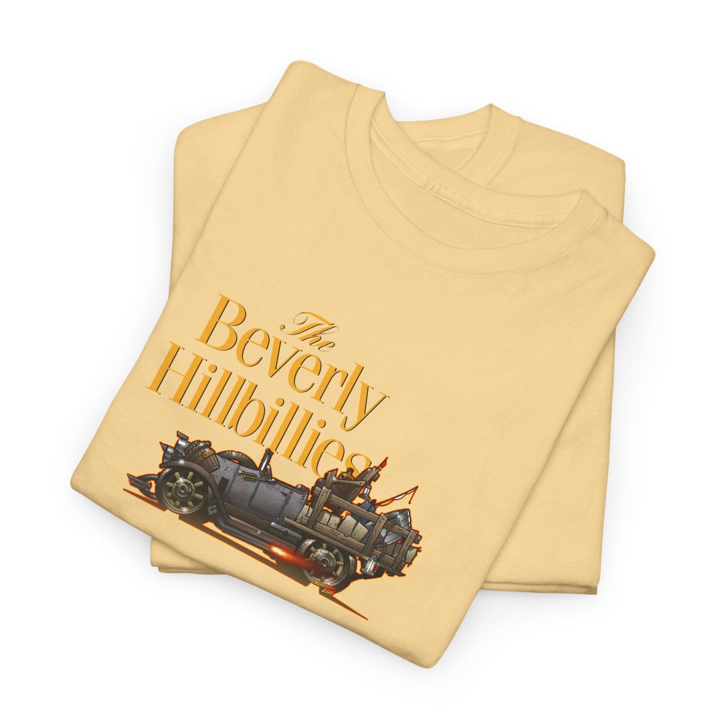THE BEVERLY HILLBILLIES TV Show Jalopy Car Unisex Heavy Cotton Tee 12 Colors