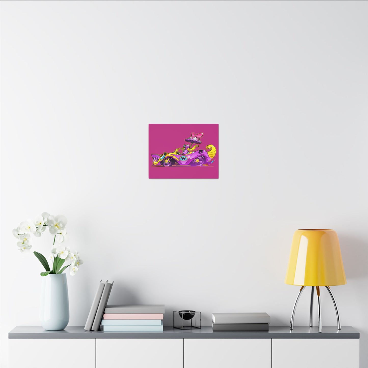 PENELOPE PITSTOP Wacky Racers Cartoon Canvas Art Print - 11x14