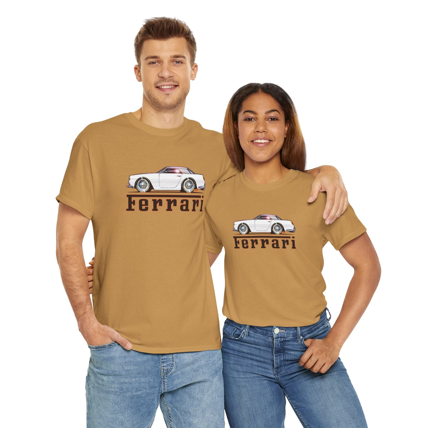 FERRARI 250GT 1959 Classic Car Concept Art Heavy Cotton Tee 10 Colors