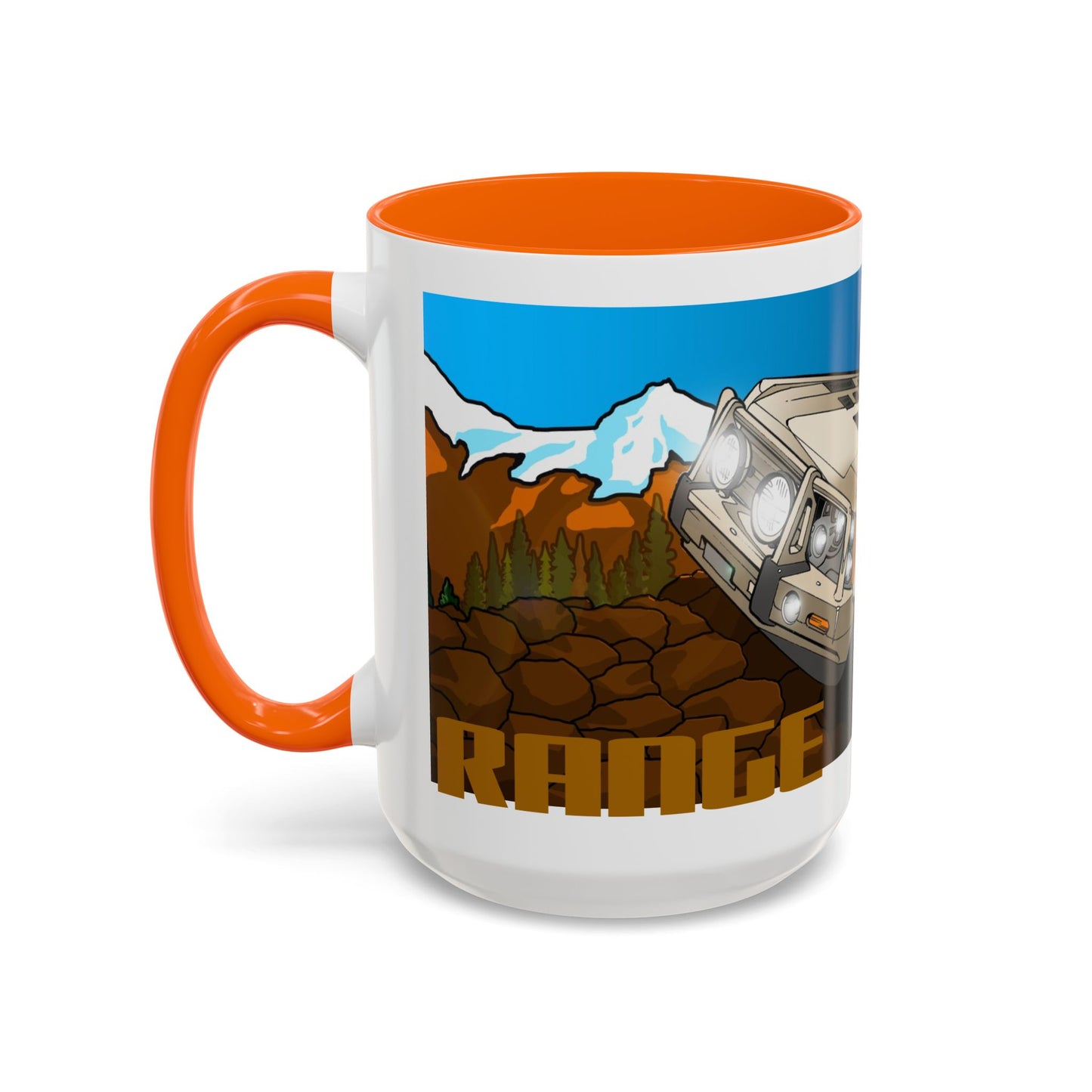 RANGE ROVER EXPLORER Fireball Art Coffee Mug - 2 Sizes