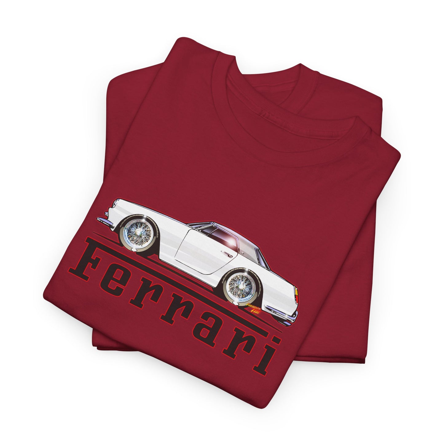 FERRARI 250GT 1959 Classic Car Concept Art Heavy Cotton Tee 10 Colors