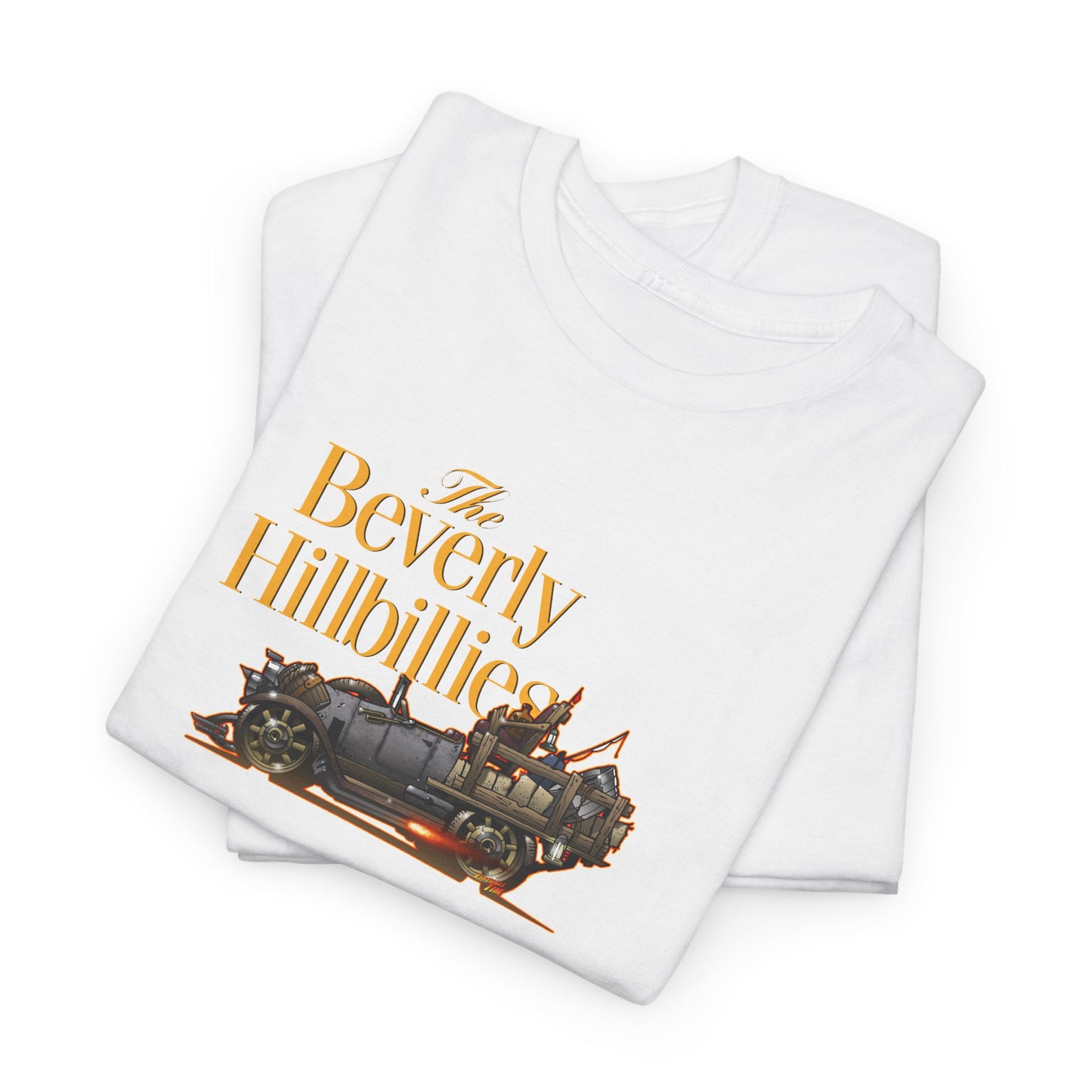 THE BEVERLY HILLBILLIES TV Show Jalopy Car Unisex Heavy Cotton Tee 12 Colors