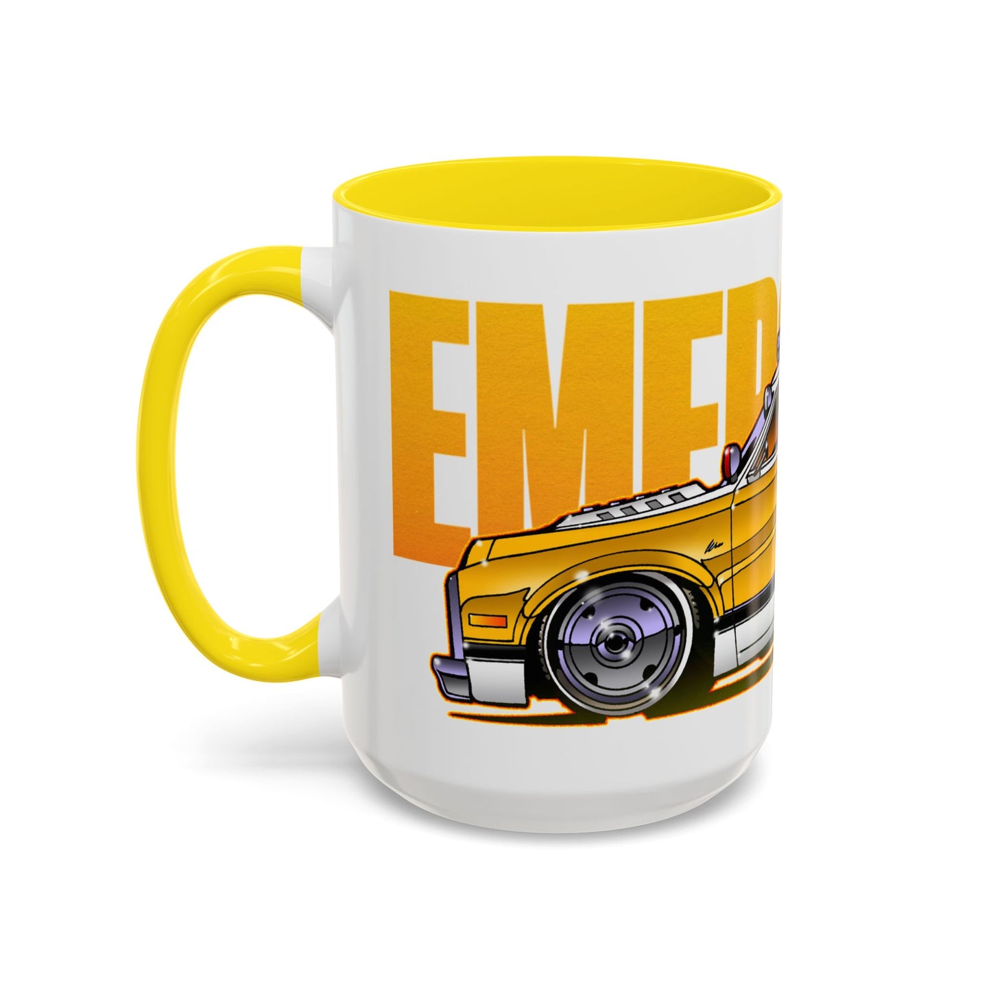 EMERGENCY TV Show 1970 Chevy Suburban AMBULANCE Collectible Coffee Mug - 2 Sizes