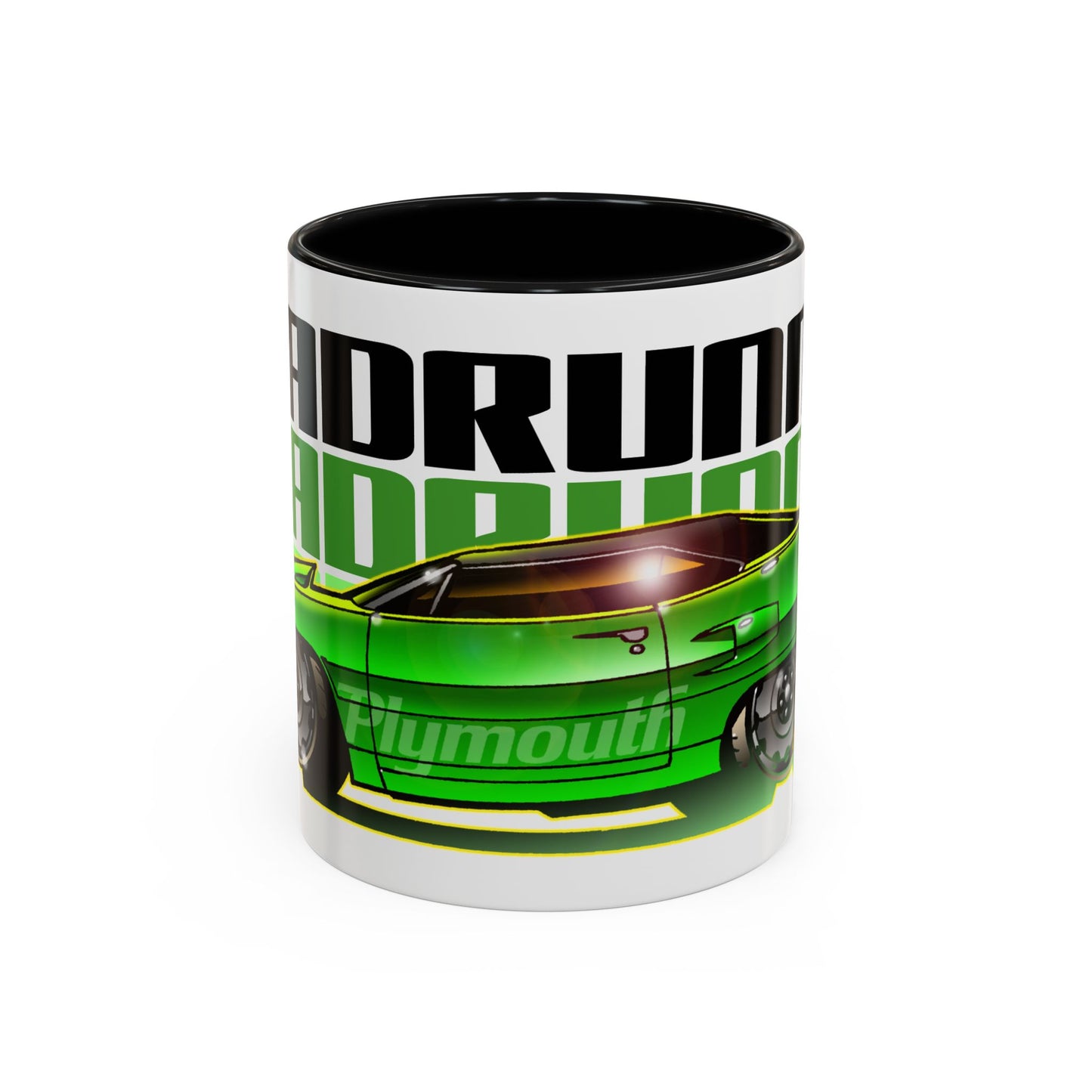 PLYMOUTH ROAD RUNNER Muscle Car Collectible Fireball Art Coffee Mug - 2 Sizes