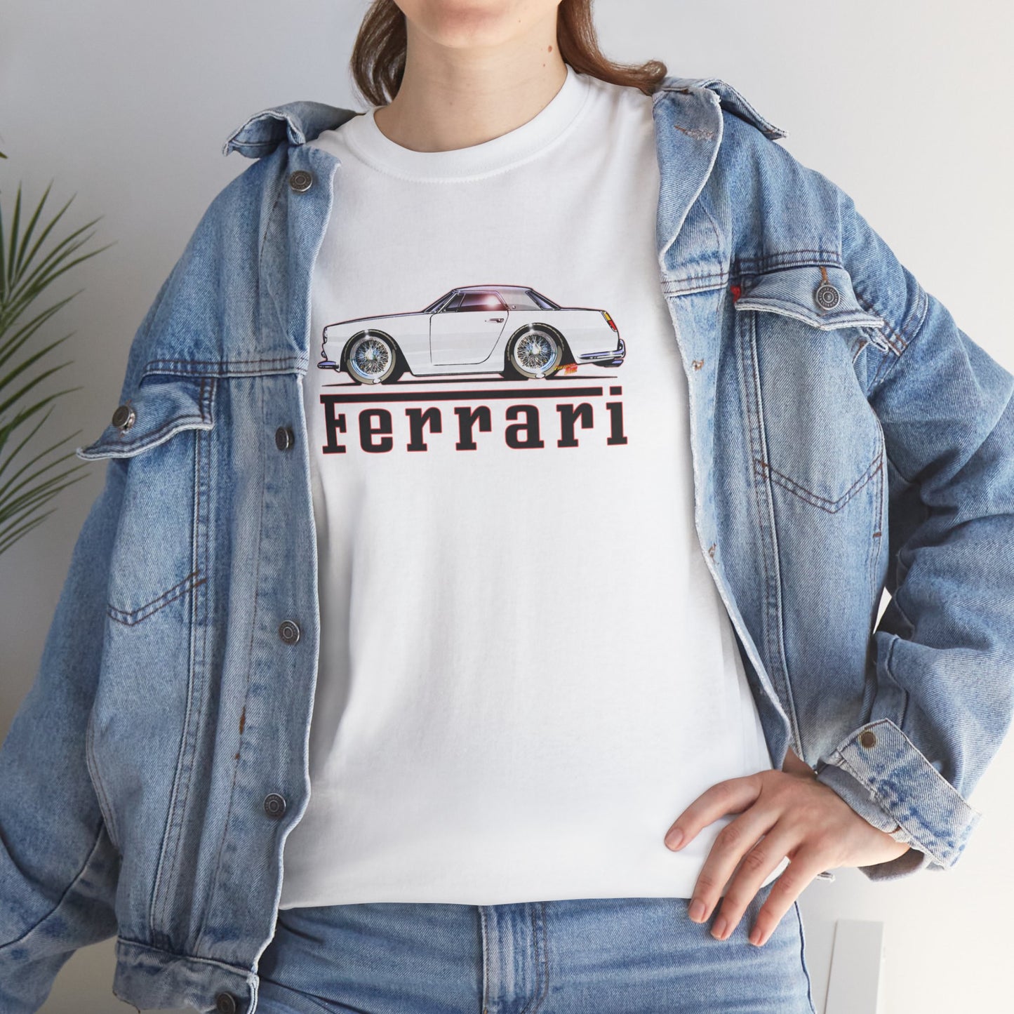 FERRARI 250GT 1959 Classic Car Concept Art Heavy Cotton Tee 10 Colors