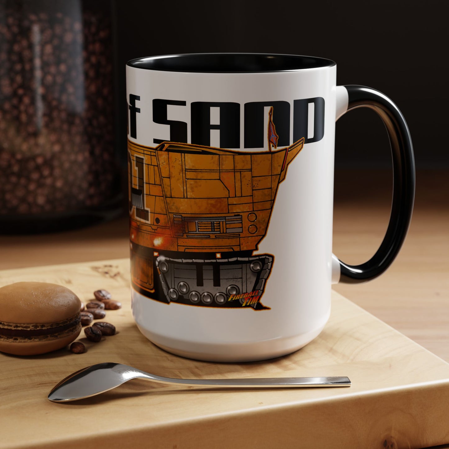 DUKE OF SAND Dukes of Hazzard Sandcrawler Collectible Art Coffee Mug - 2 Sizes