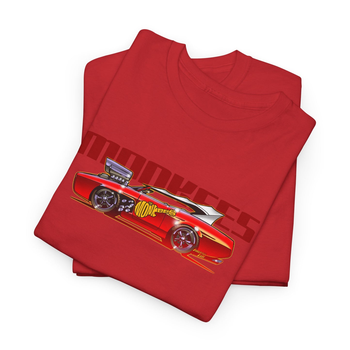 THE MONKEES Monkeemobile Cotton Tee Shirt - 12 Colors